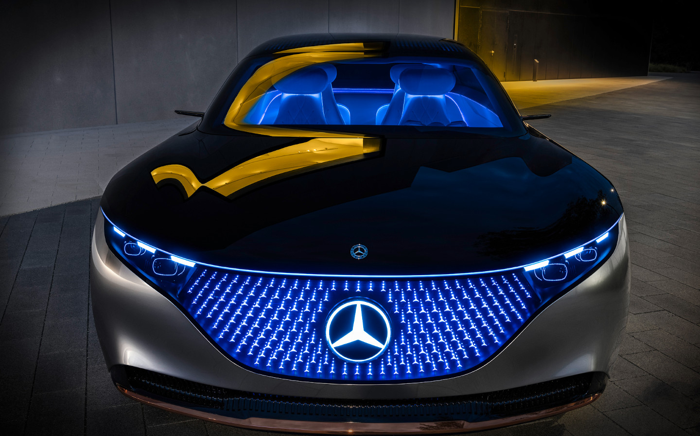 Mercedes Benz EQS Luxury electric car s range on sale date