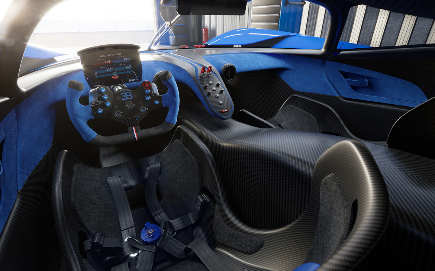 Bugatti Bolide: A cockpit designed for exhilarating experiences on