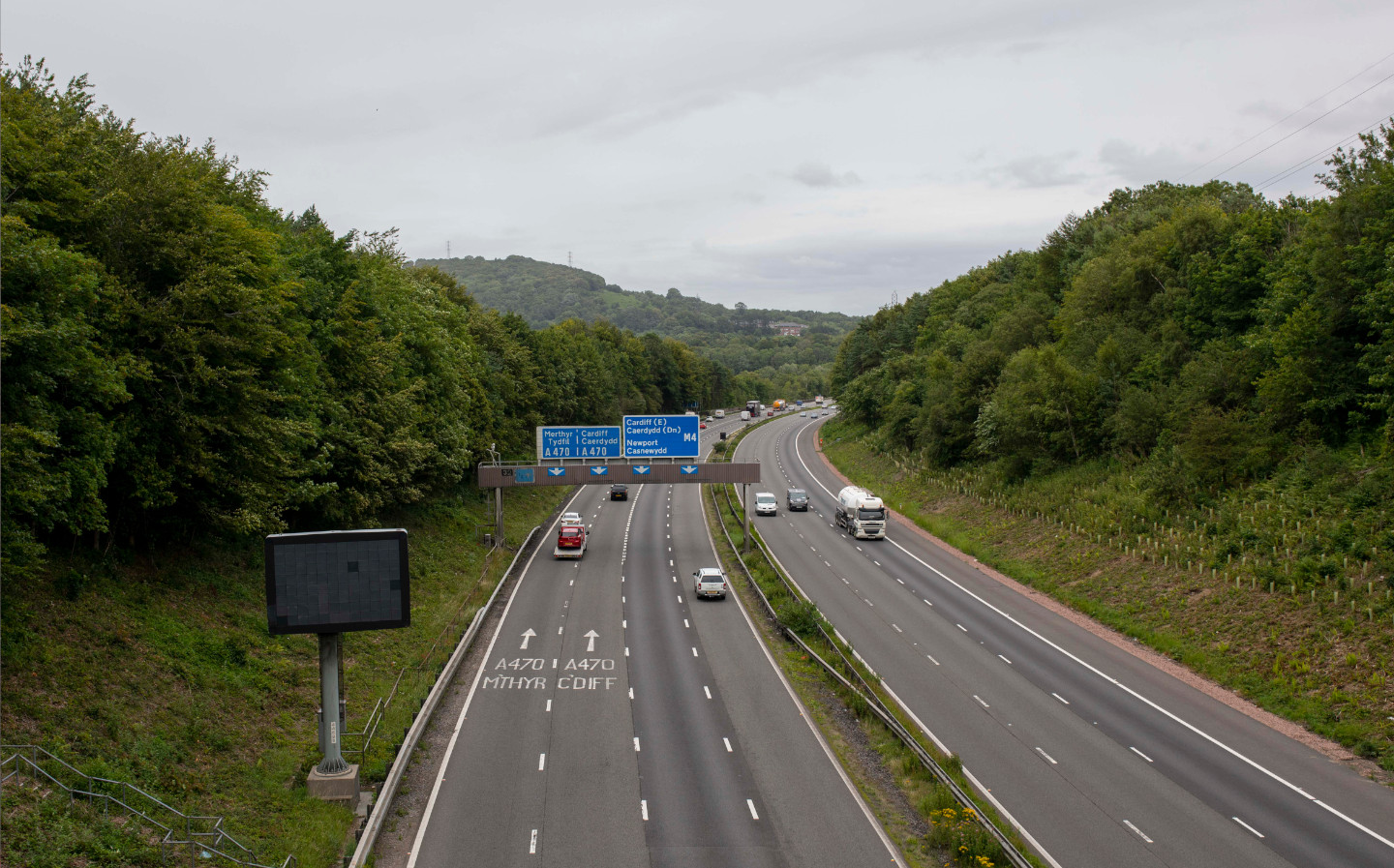 New motorway speed limits have halved pollution in some areas of Wales