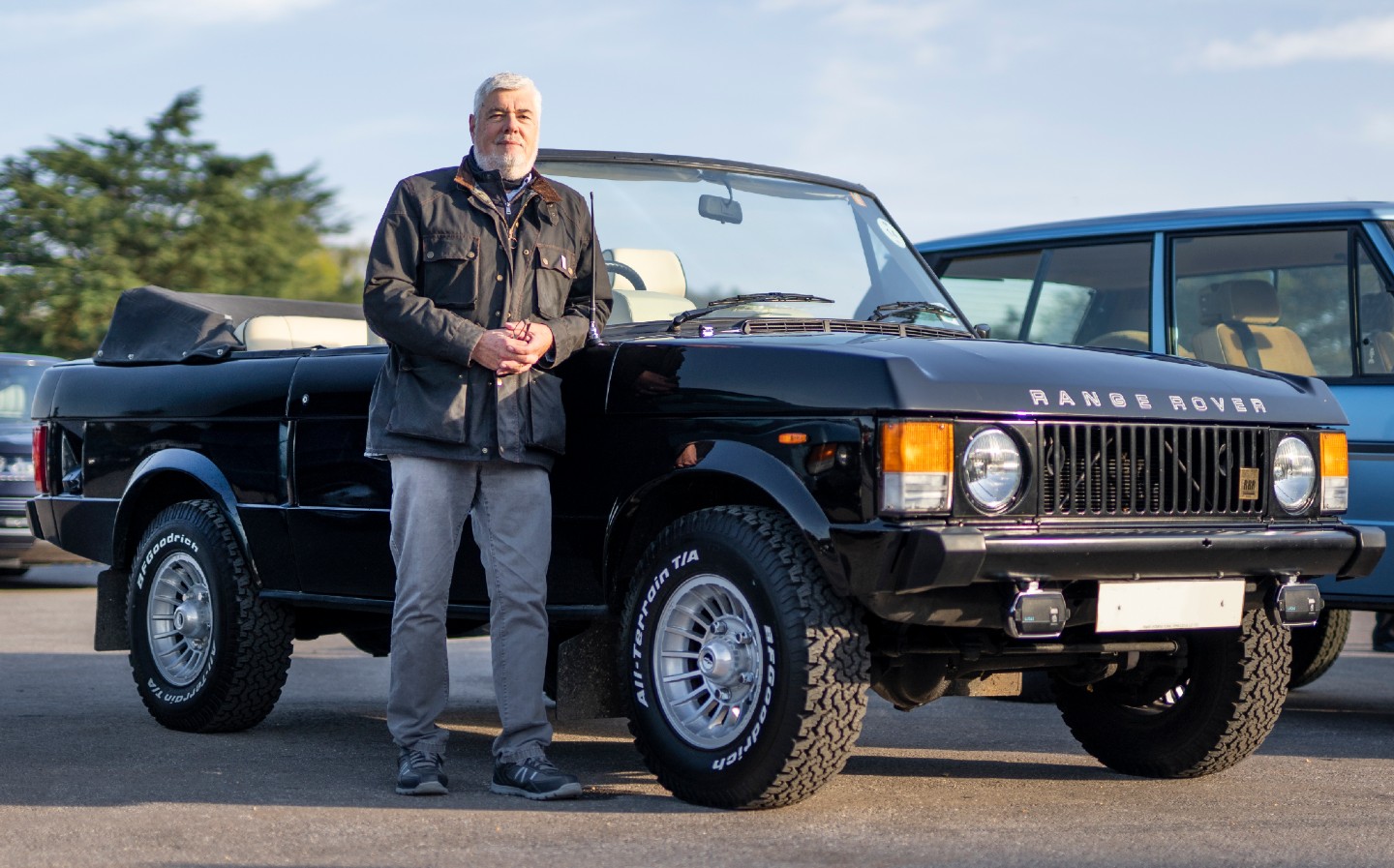 Range Rover at 50: From a Royal Rangie to one bought by a member of Queen, meet the star cars and their owners - David Barker and Roger Taylor's convertible Range Rover