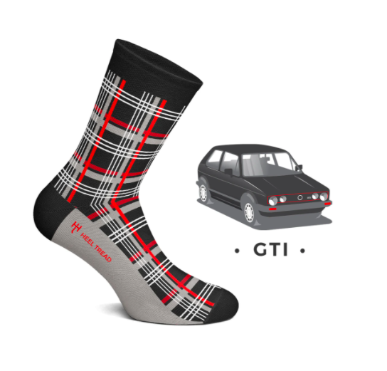 Heel Tread Golf GTI socks
