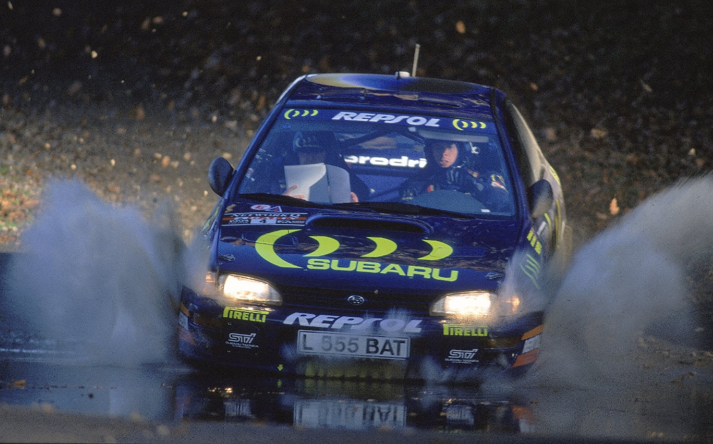 Colin McRae 1995 Subaru rally car