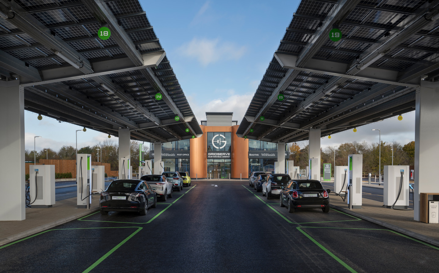 Britain's first electric forecourt opens in Essex