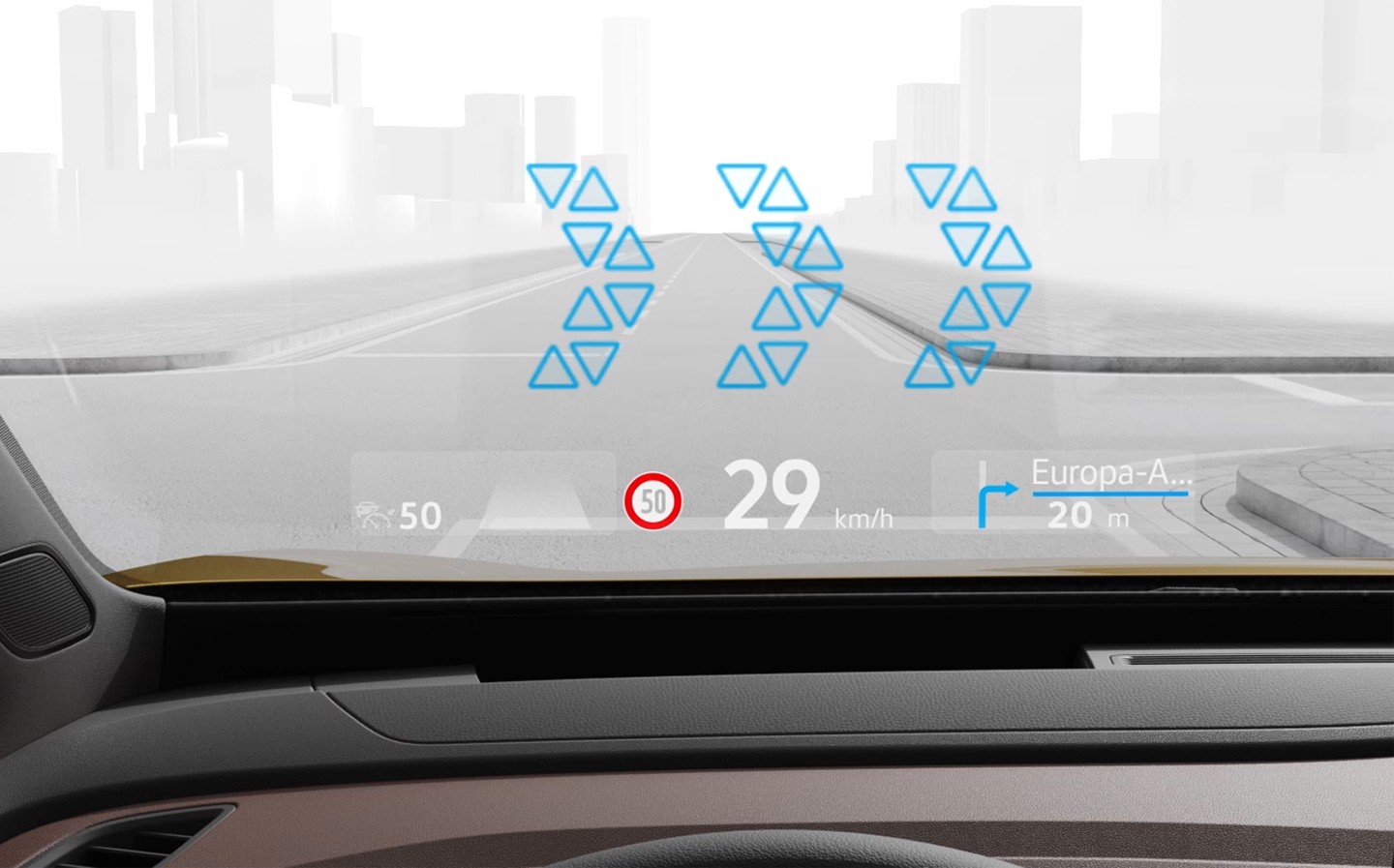 VW ID.3 kriegt ein extragroßes Headup-Display mit augmented reality