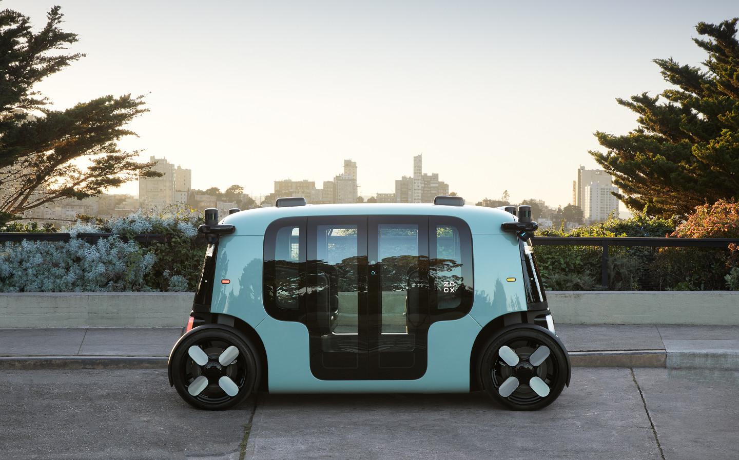 Amazon-owned Zoox unveils self-driving taxi