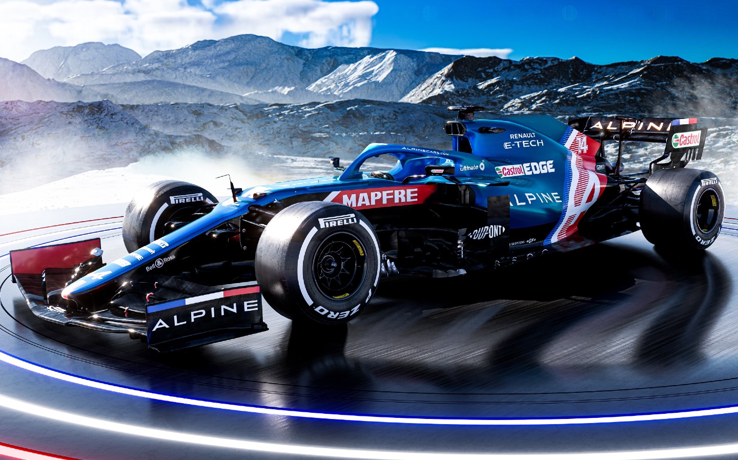 Alpine F1 car