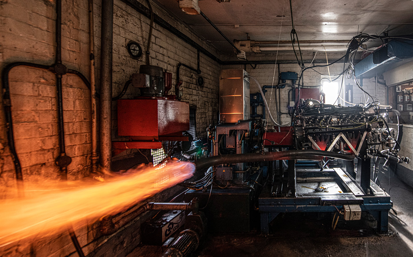 Hear the fearsome BRM V16 grand prix engine fire up in dyno testing