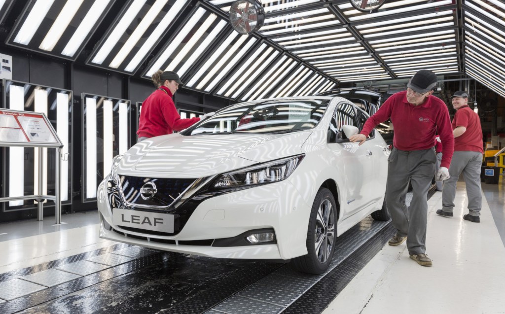 Nissan's Sunderland plant has produced more Leaf EVs than eighties Bluebirds
