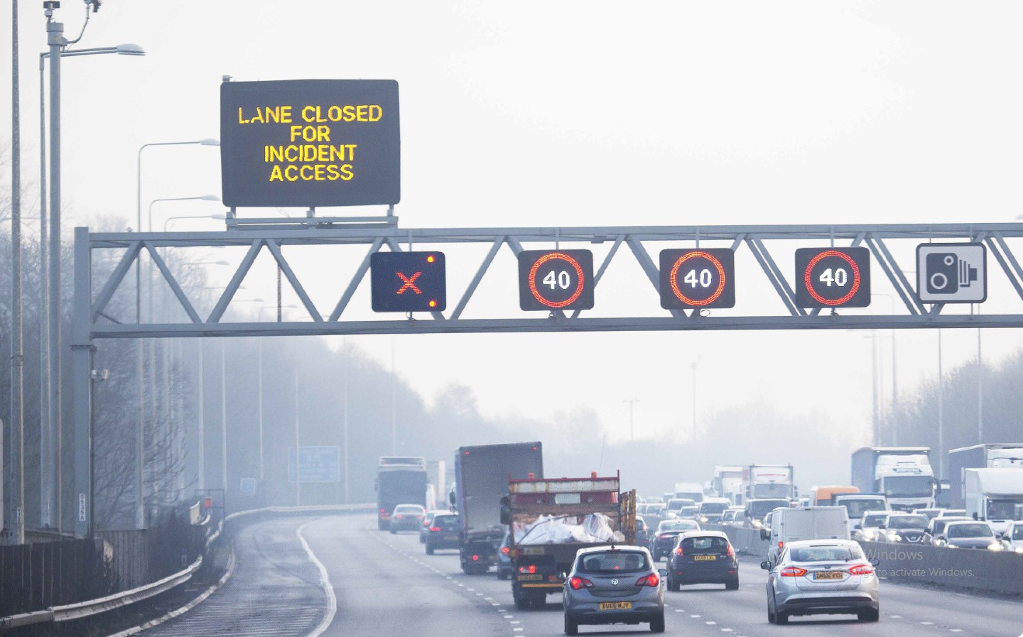 Inoperative smart motorway cameras mean motorists go unpunished for driving in closed lanes