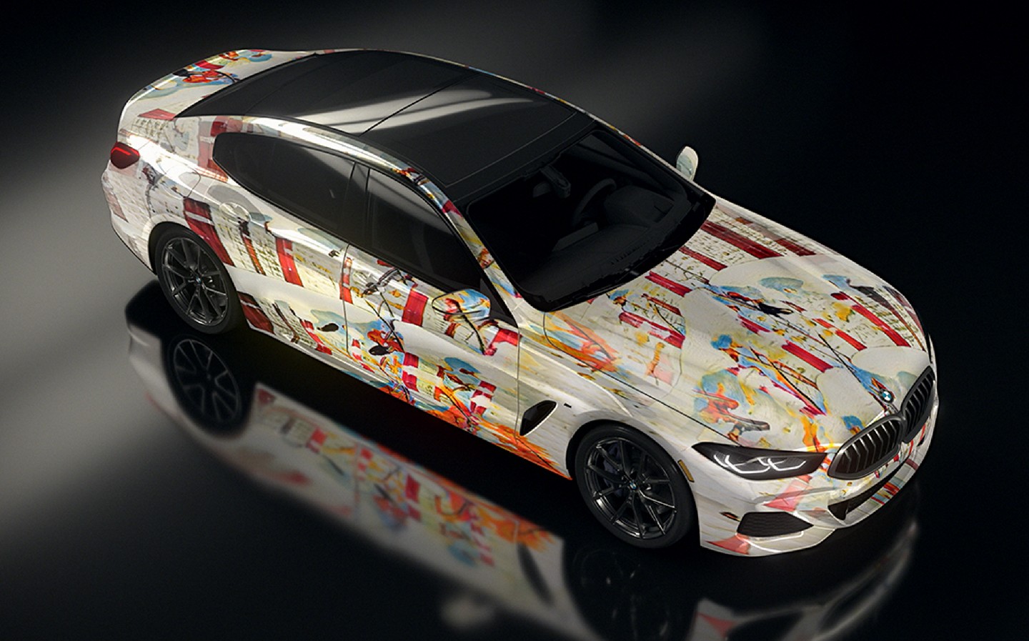 BMW projects AI-generated art onto car for advertising campaign