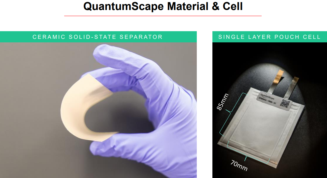 QuantumScape battery