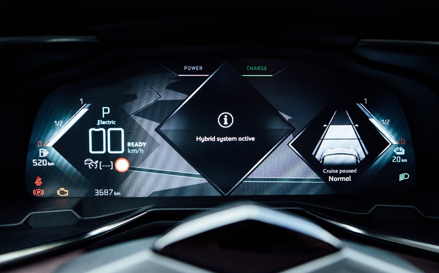 Digital driver's display - DS Automobiles DS 9 review 2021 by Will Dron for Sunday Times Driving.co.uk