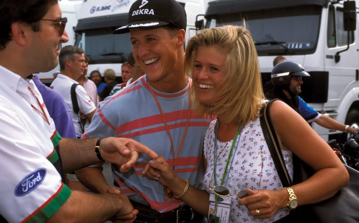 Michael Schumacher and his wife Corinna