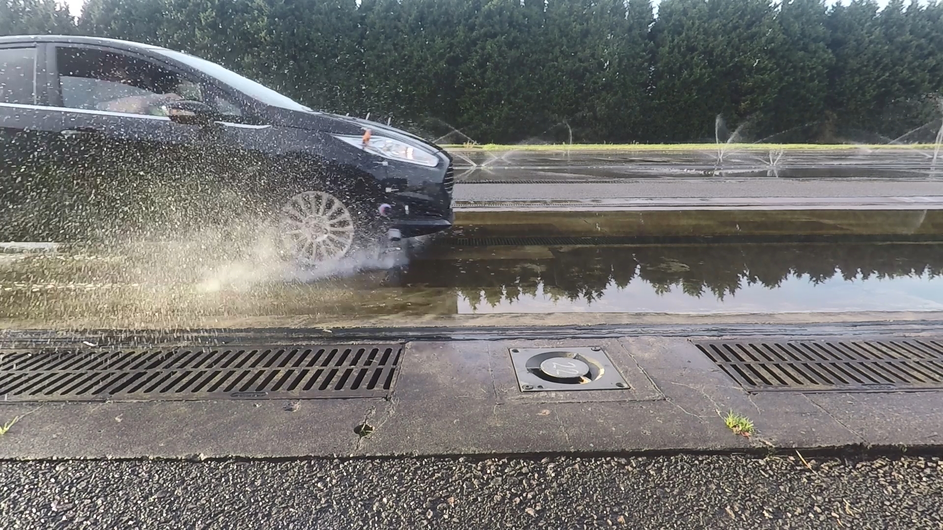 RDTS safety device from Coventry University blasts water away from car tyres as you drive to provide grip in wet weather