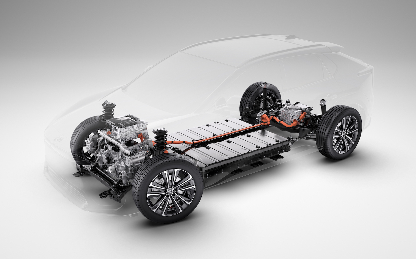 Toyota has revealed its first battery-electric model, the bZ4X SUV