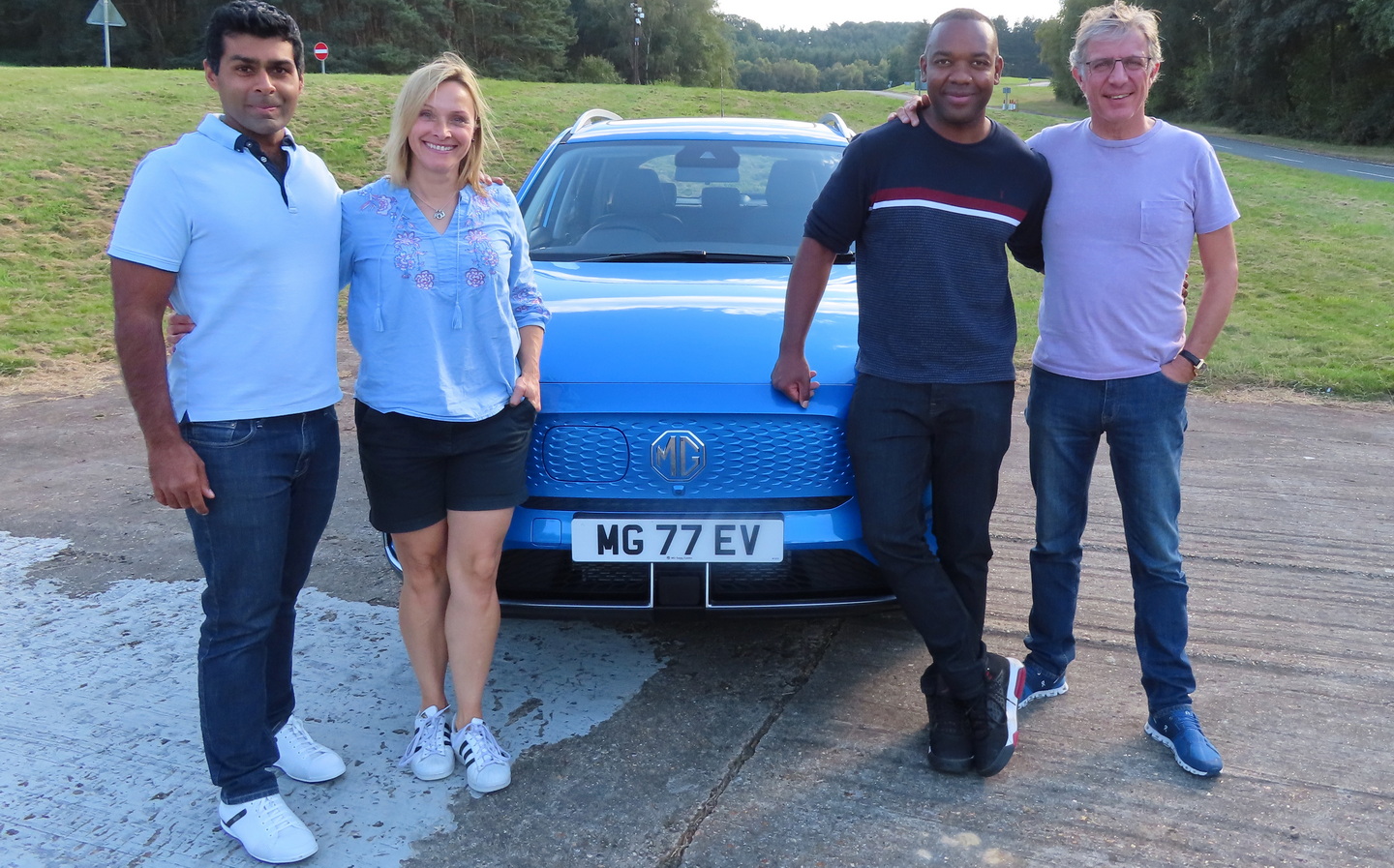 The presenter team for the new series of Fifth Gear