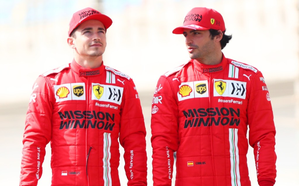 Charles Leclerc and Carlos Sainz, Scuderia Ferrari