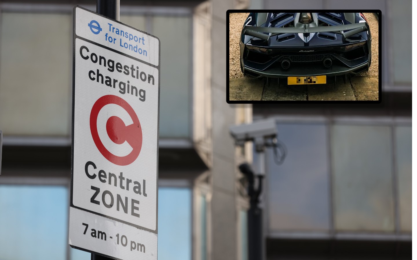 Lamborghini driver baffled after being charged 15 times for entering London Congestion Charge zone, despite images proving it wasn’t his car