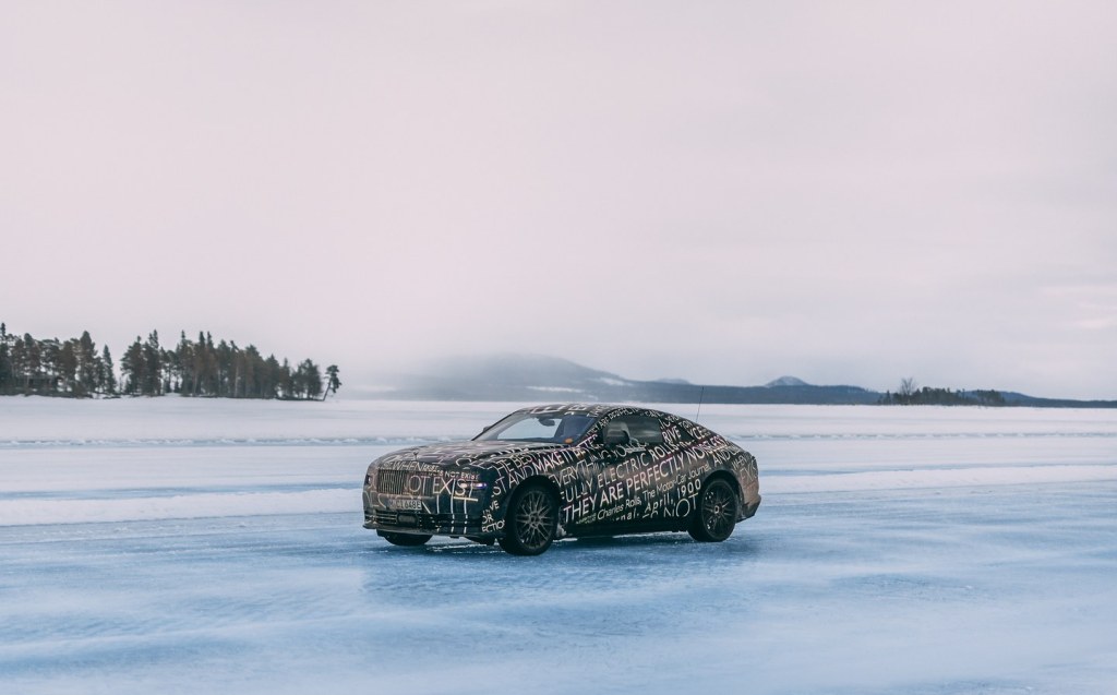 2023 Rolls-Royce Spectre prototype under test