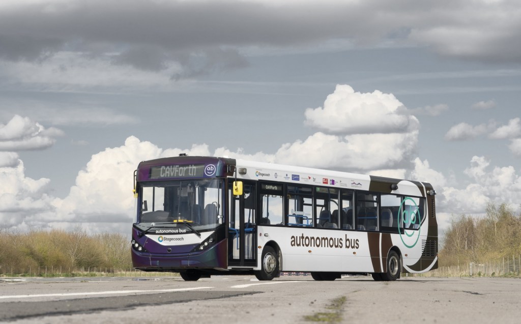 Autonomous bus begins testing in Scotland ahead of pilot service later in the summer