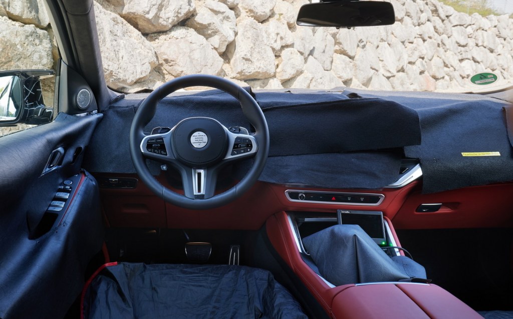 Pre-production prototype of the 2023 BMW XM