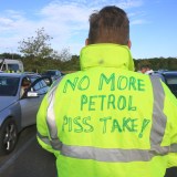 Petrol price protest UK