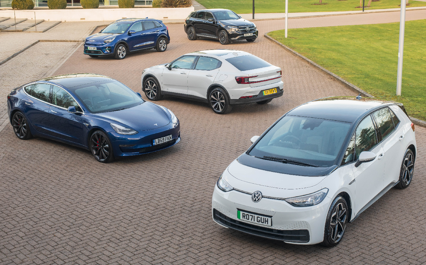A selection of EVs - by the Octopus Energy Group