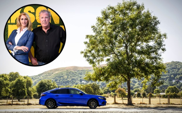 Lisa Hogan and Jeremy Clarkson Honda Civic review