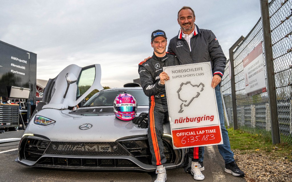 Maro Engel Mercedes-AMG One Nurburgring record