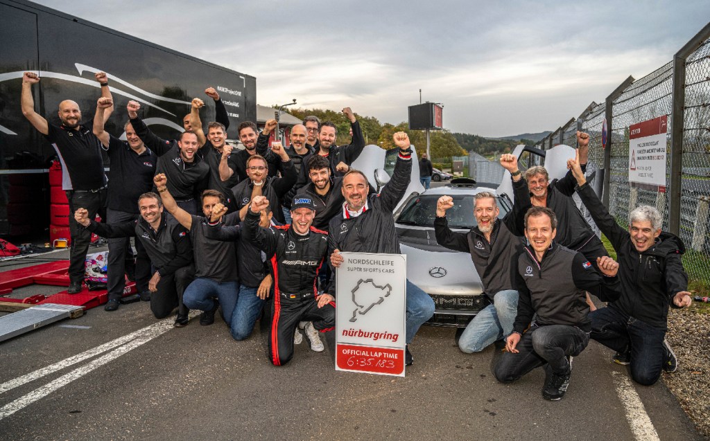 Maro Engel Mercedes-AMG One Nurburgring record