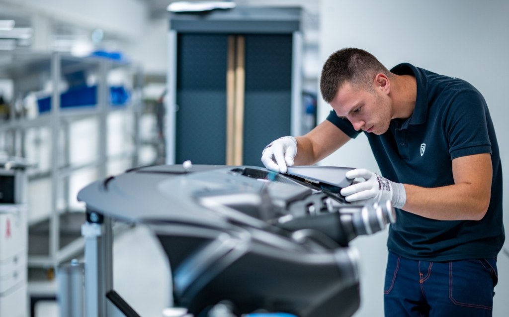 Rimac Nevera factory near Zagreb in Croatia