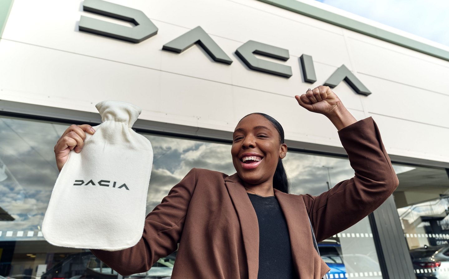 Dacia is offering free hot water bottles to car owners