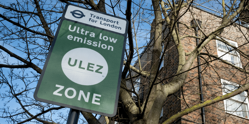 London ULEZ sign