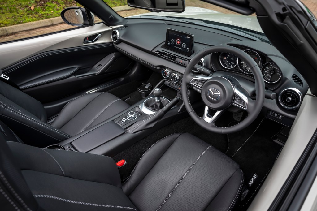 2023 Mazda MX-5 roadster interior