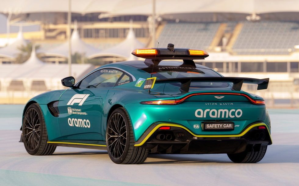 Aston Martin Vantage safety car in F1