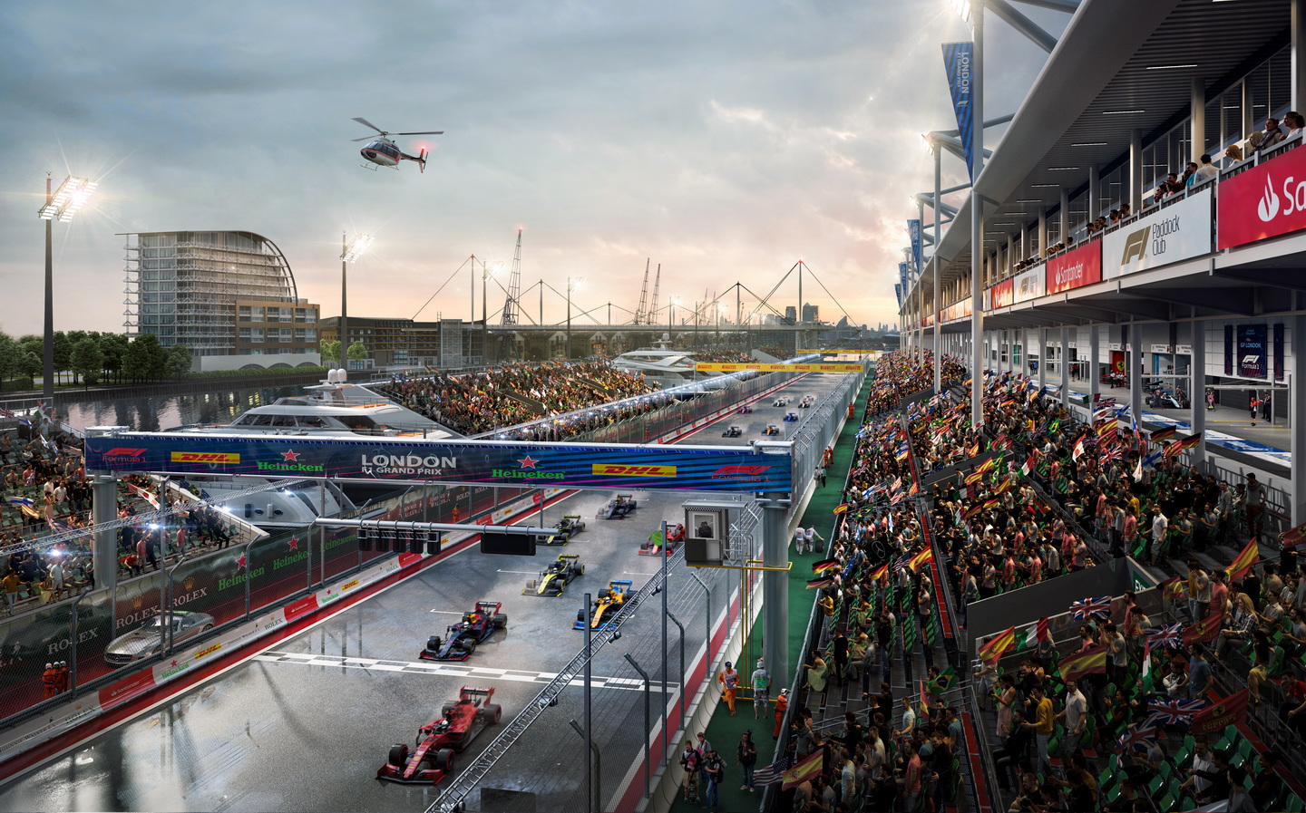CGI Middle-East based group Dar draws up plan for Royal Docks redevelopment and F1 grand prix plan