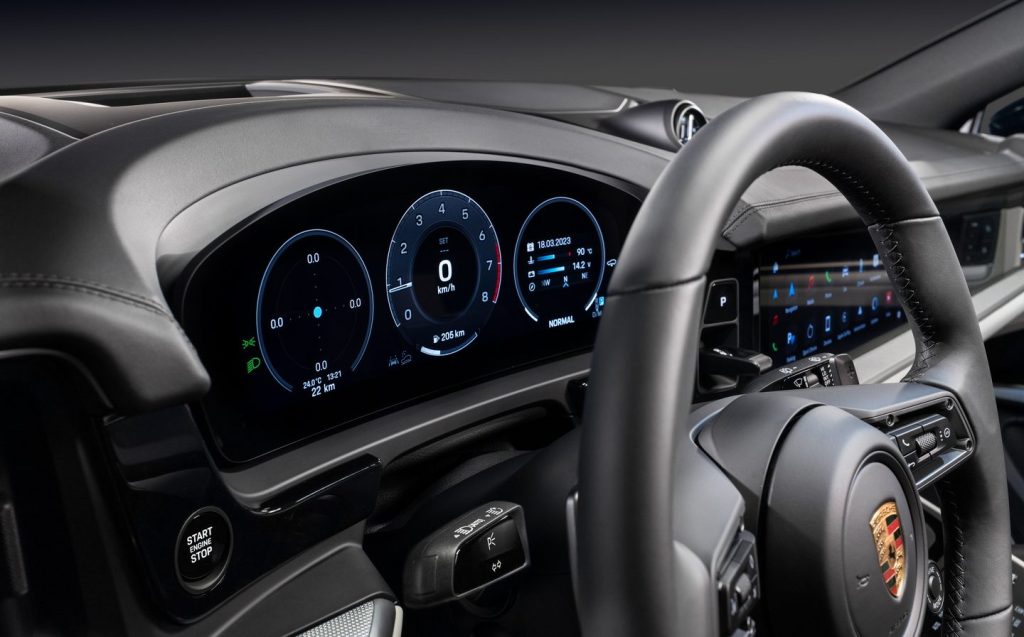 Interior of the new Porsche Cayenne