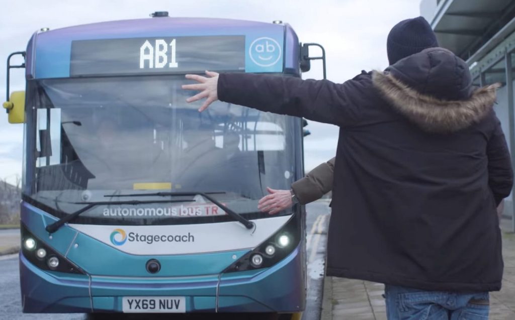 Stagecoach opens UK's first autonomous bus service in Scotland