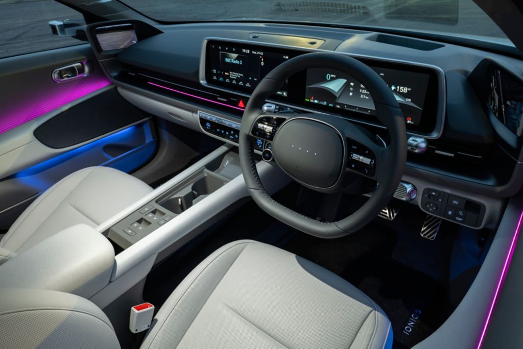 Hyundai Ioniq 6 front seats and dashboard