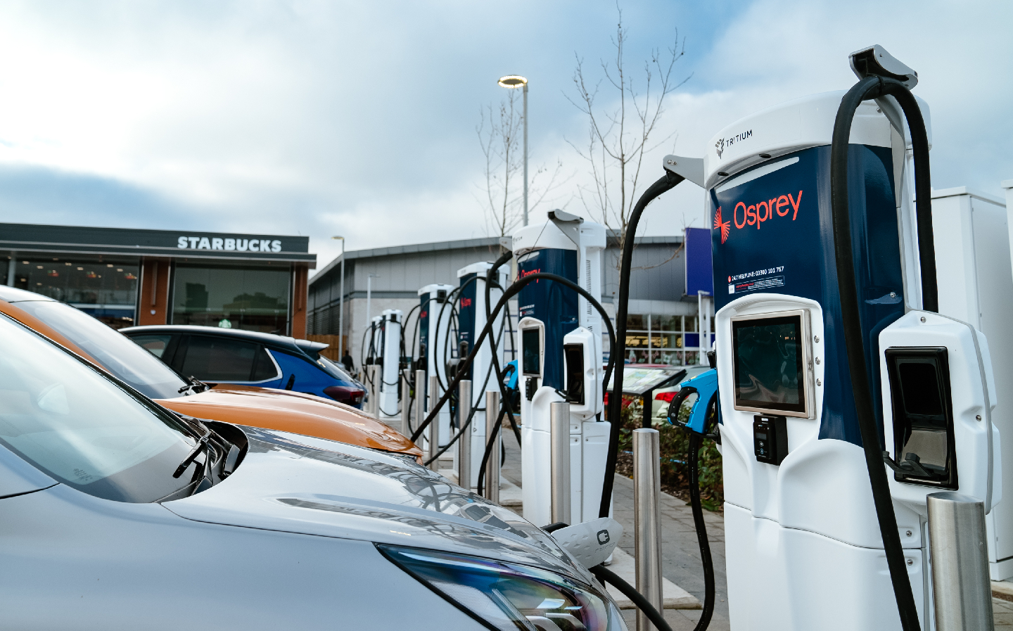 Osprey Charging rapid chargers network