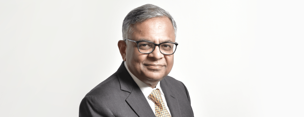 N Chandrasekaran, the chairman of Tata