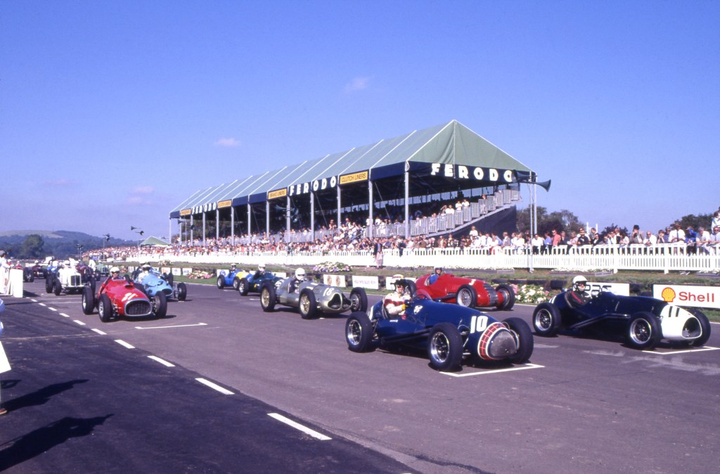 A grid at the first Goodwood Revival in 1998.