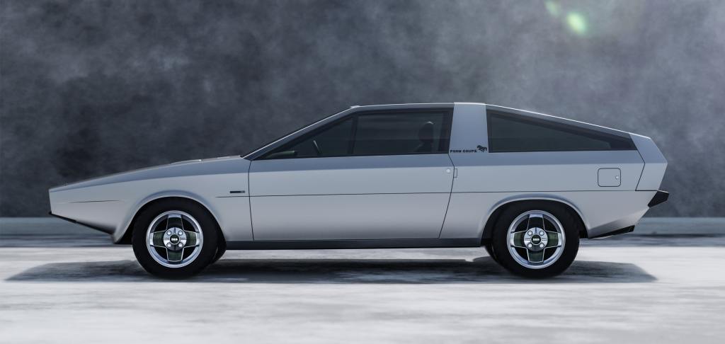 Hyundai Pony Coupe Concept side view