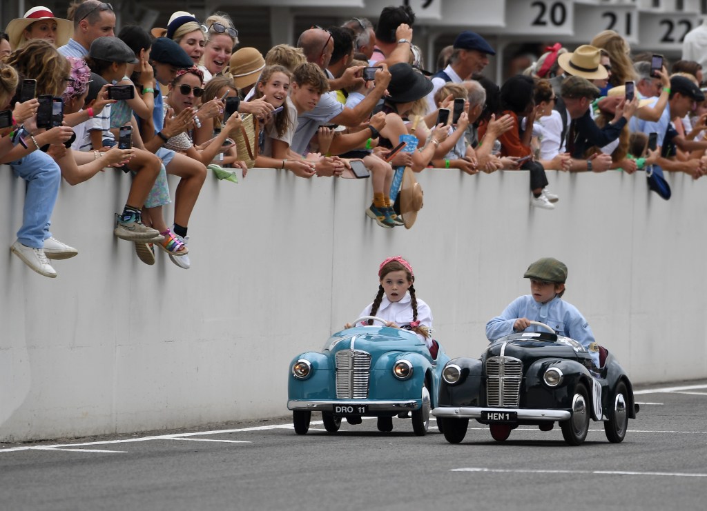 Eva Dron in the Settrington Cup race two at Goodwood Revival 2023. (Jeff Bloxham)