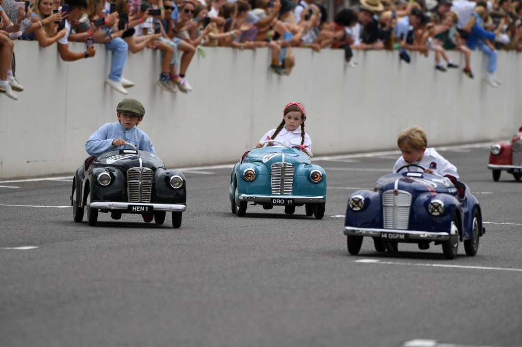 Eva Dron in the Settrington Cup race two at Goodwood Revival 2023. (Jeff Bloxham)