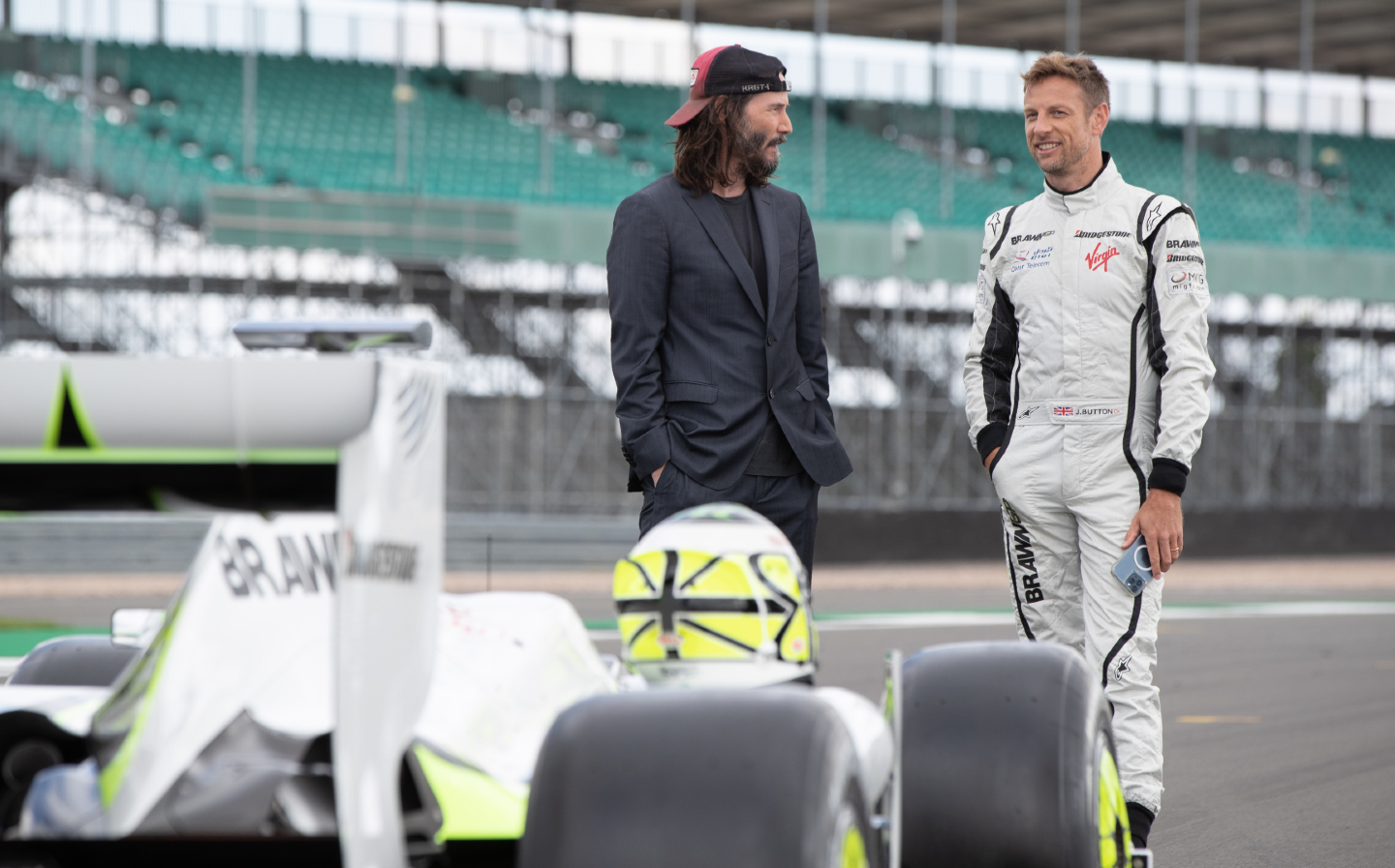Keanu Reeves and Jenson Button on Brawn GP documentary