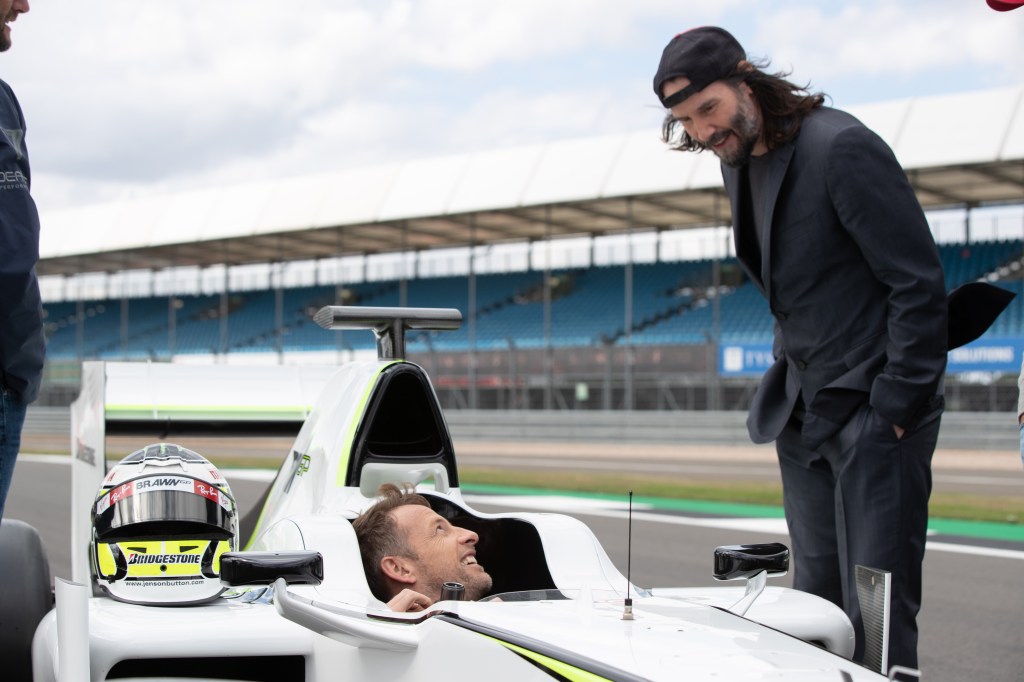 Jenson Button e Keanu Reeves filmano Brawn: The Impossible Formula 1 Story su Disney+
