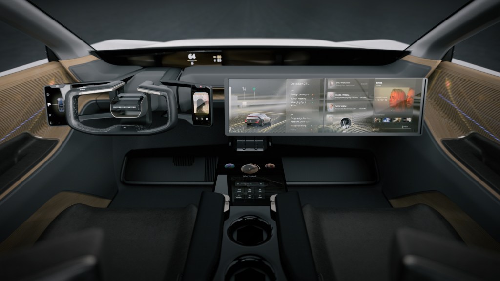 Lexus LF-ZL concept Arene infotainment system.