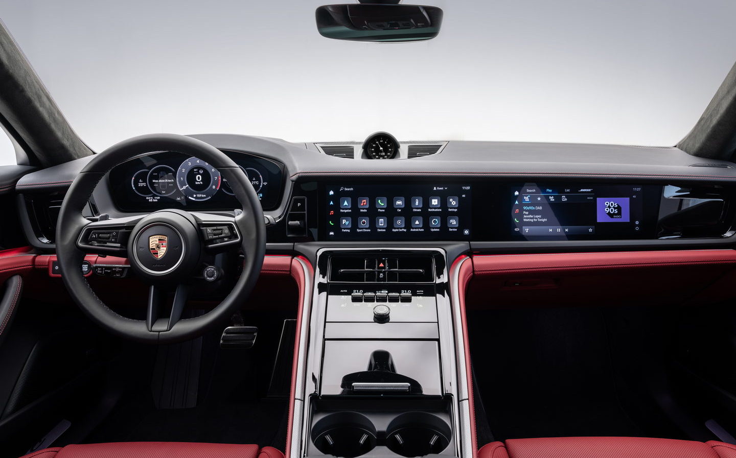 Interior of the new Porsche Panamera