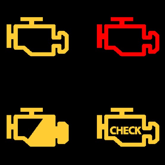 Engine warning light